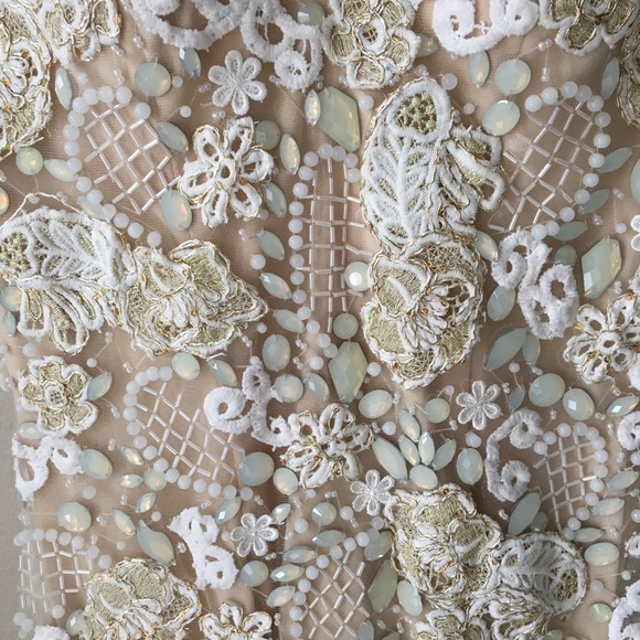 Royal We Nude/Beaded Gown - Picture 3 of 7